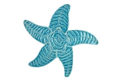 Starfish-9in-aqua